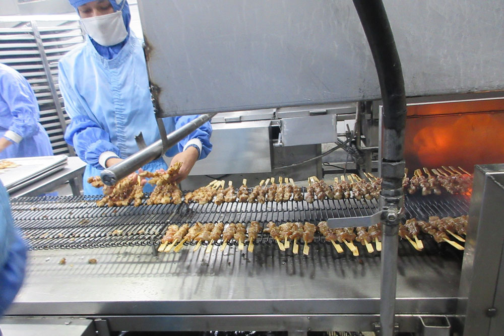 中国協力工場の様子